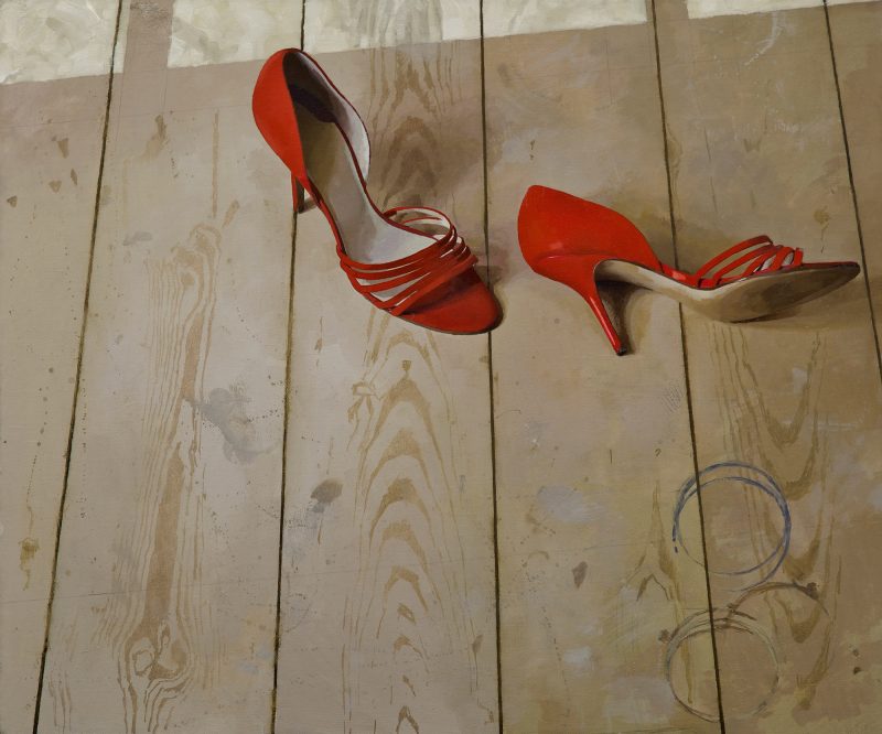 Red Shoes. Oil, 52 cm x 63 cm